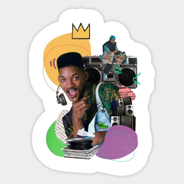 Fresh Prince Sticker by Cássia Roriz